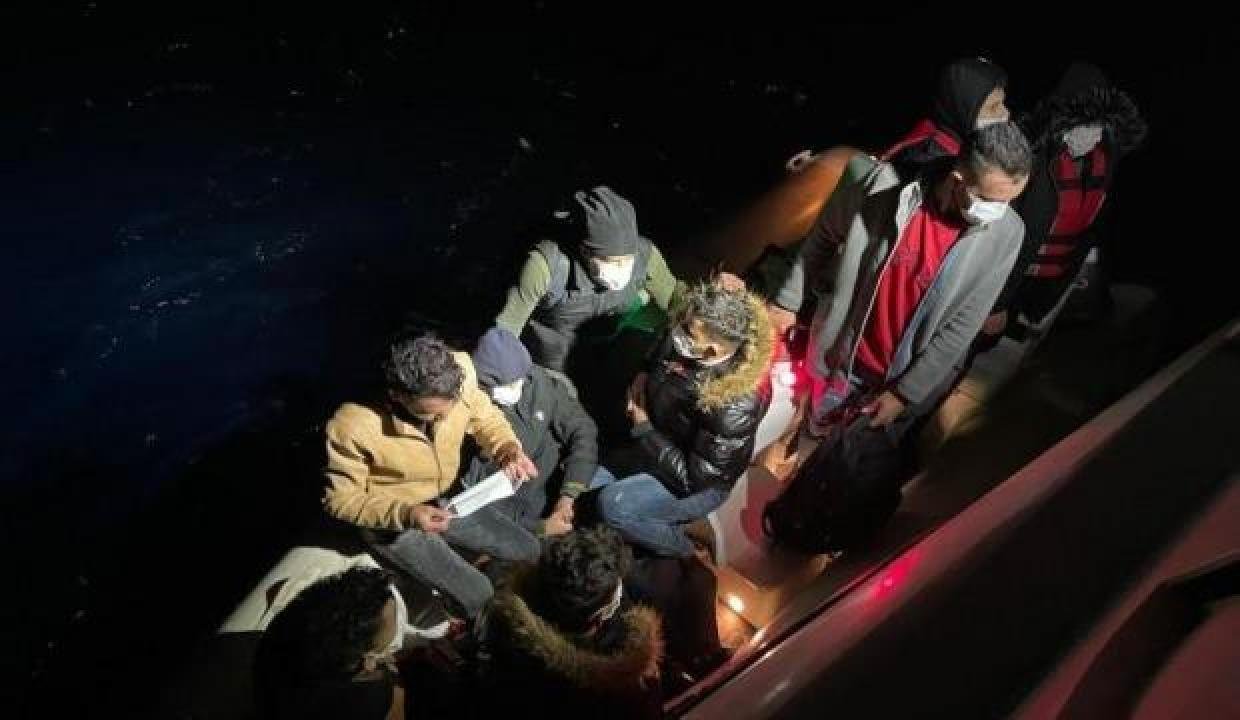 Bodrum’da üç olayda 59 sistemsiz göçmen kurtarıldı