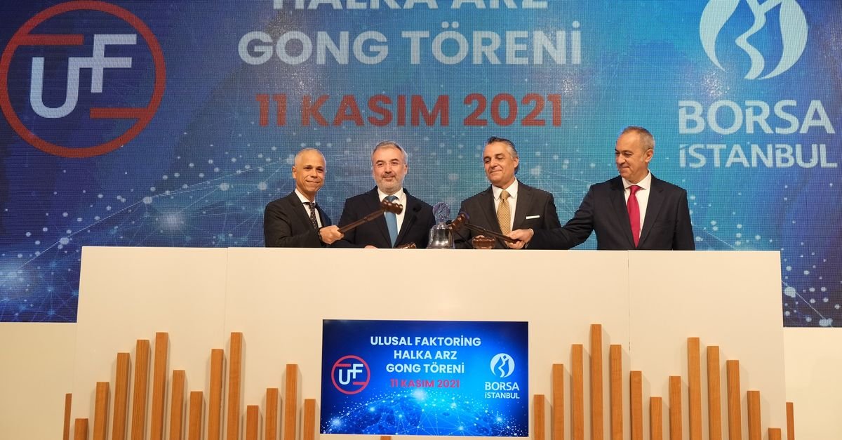 Borsa İstanbul’da gong Ulusal Faktoring için çaldı