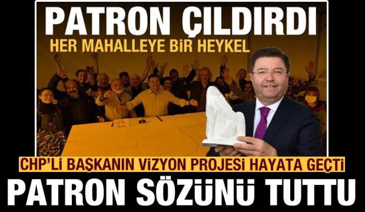 CHP’li Maltepe belediyesi ‘her mahalleye bir heykel’ projesini hayata geçirdi
