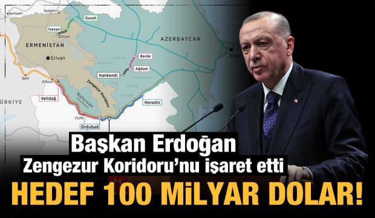 Lider Erdoğan açıkladı: Maksat 100 milyar dolar!