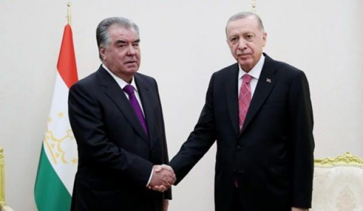 Lider Erdoğan, Tacikistan ve Pakistan Cumhurbaşkanıyla görüştü