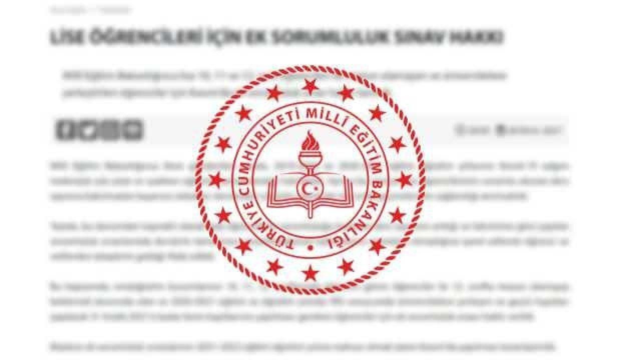 MEB’den 81 İle kritik yazı! Lise 10,11 ve 12. sınıfların imtihanları Kasım ayında yapılacak!