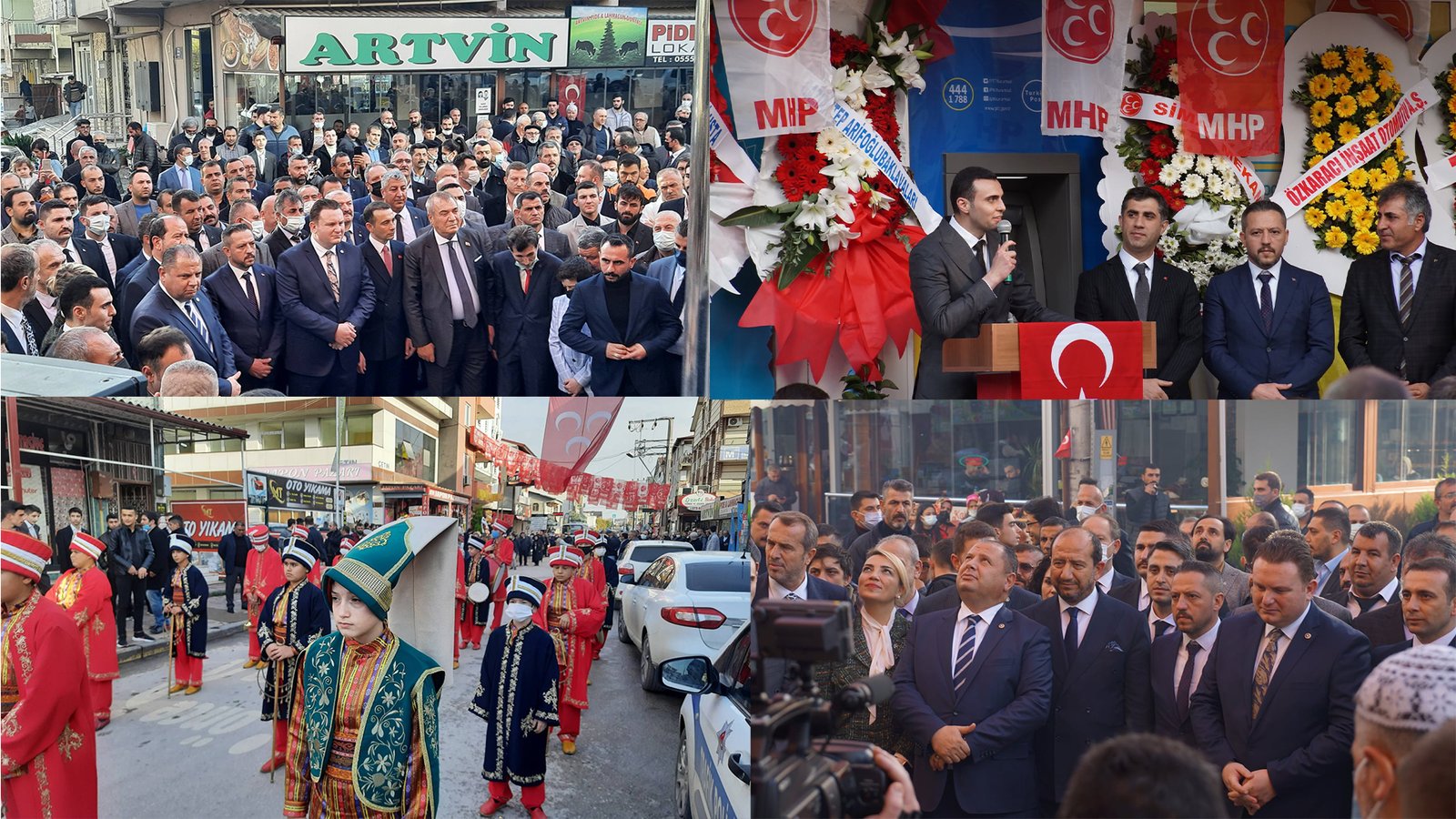 MHP Kartepe İlçe Başkanları ‘Biz Buradayız’ dedi