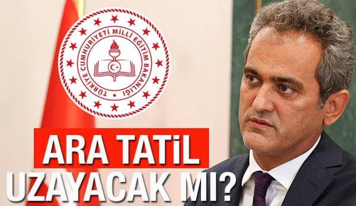 Orta tatil uzayacak mı? MEB Bakanı Mahmut Özer’den öğrencileri heyecanlandıran açıklama!