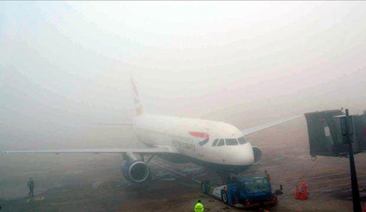 Sabiha Gökçen Havalimanı’nda hava ulaşımına sis manisi