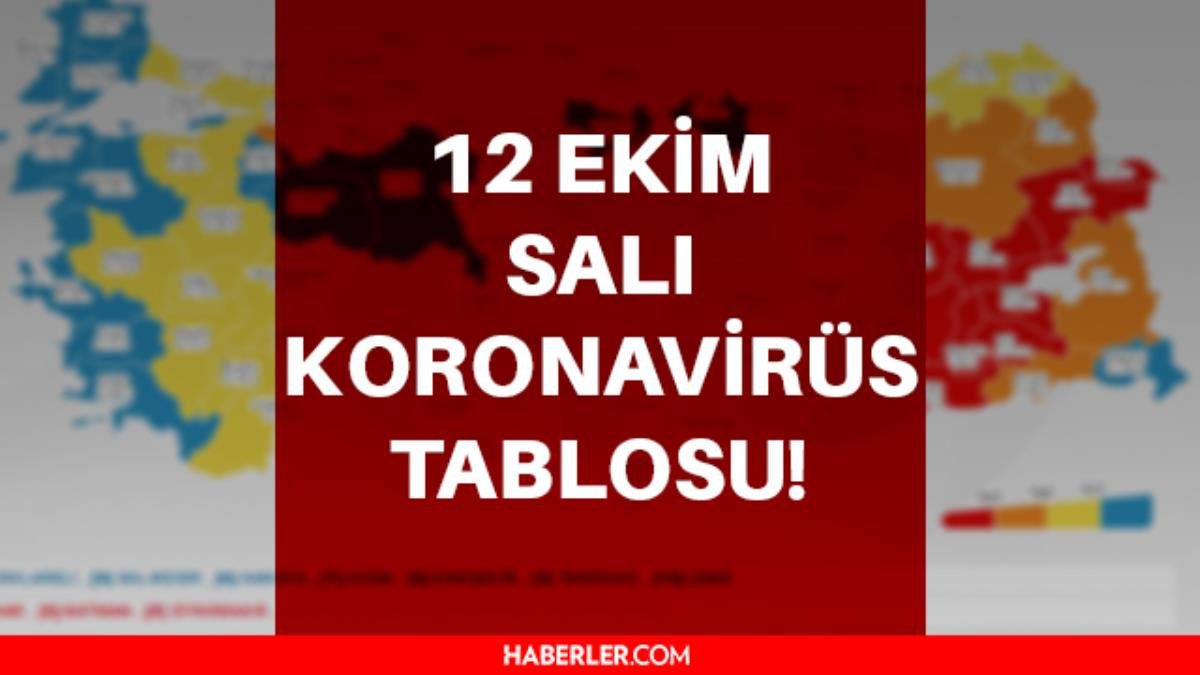 SON DAKİKA 12 Ekim Salı 2021 korona tablosu açıklandı! Bugünkü corona olay sayısı kaç? 12 Ekim koronavirüsten kaç kişi öldü?