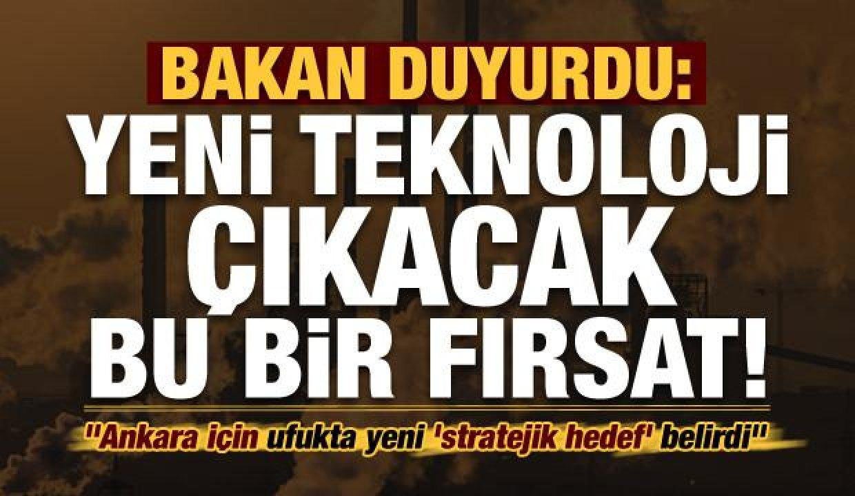 Son dakika haberi: Bakan Kurum açıkladı! “Yeni bir teknoloji çıkacak, bu bir fırsat…”