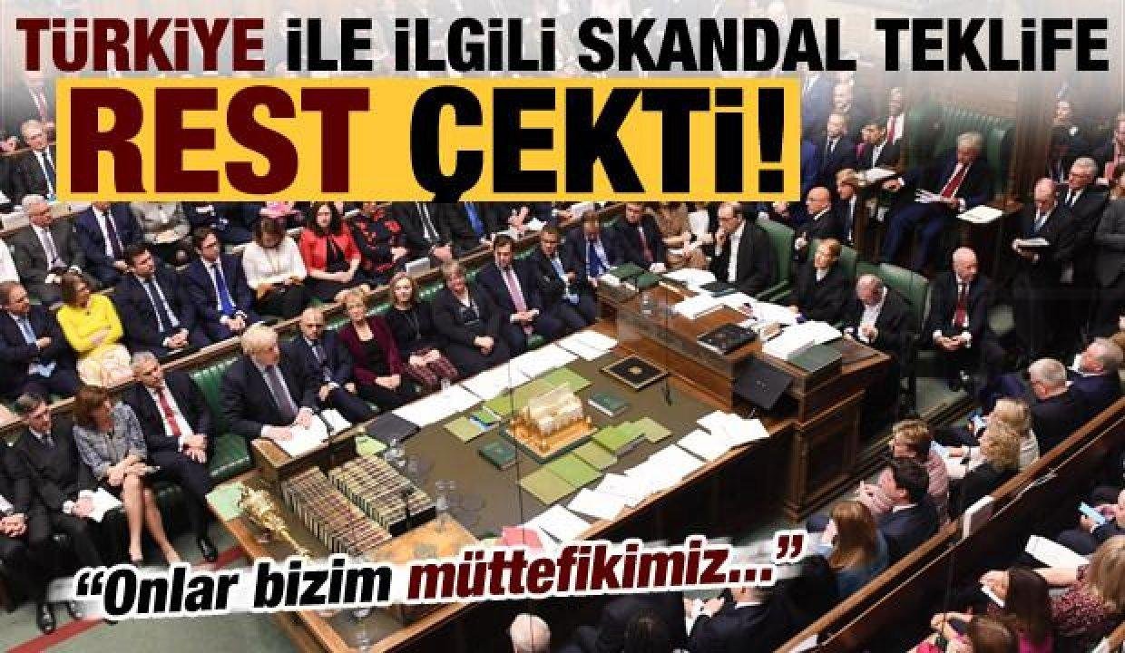 Son dakika: İngiltere Parlamentosundaki Türkiye’yi ilgilendiren skandal talebe rest çekti!