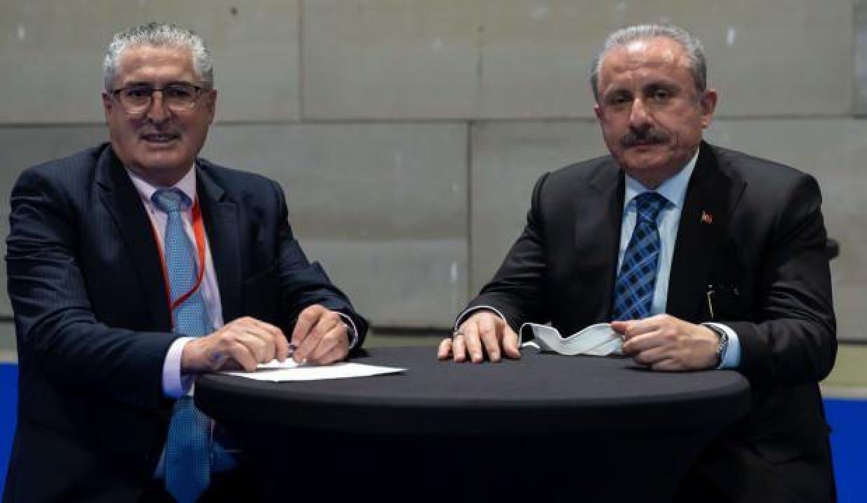 TBMM Başkanı Şentop, Parlatino Lideri Soto ile görüştü! İmzalar atıldı