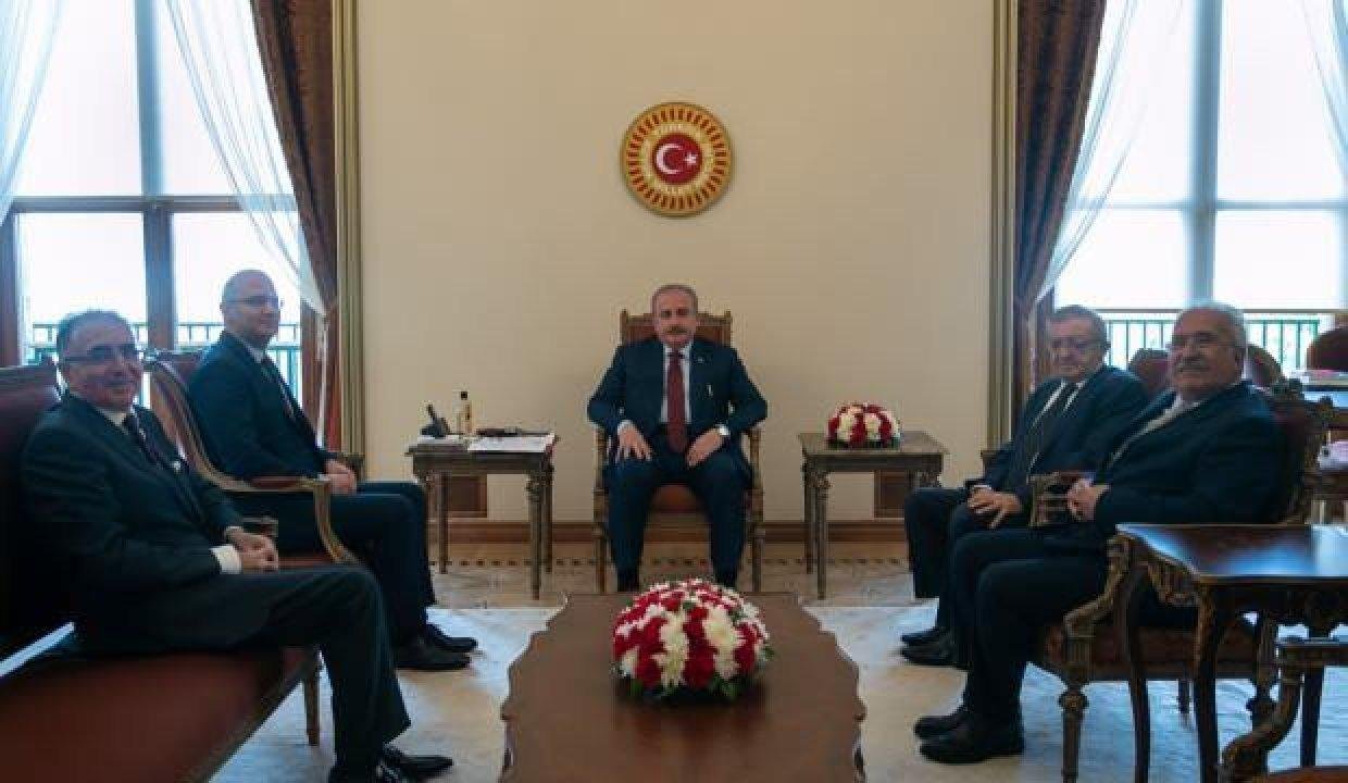 TBMM Lideri Şentop, Yassıada mahkemeleri mağdurlarının yakınlarını kabul etti