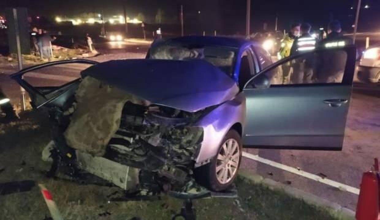 Tekirdağ’da feci kaza: 1 meyyit, 3 yaralı