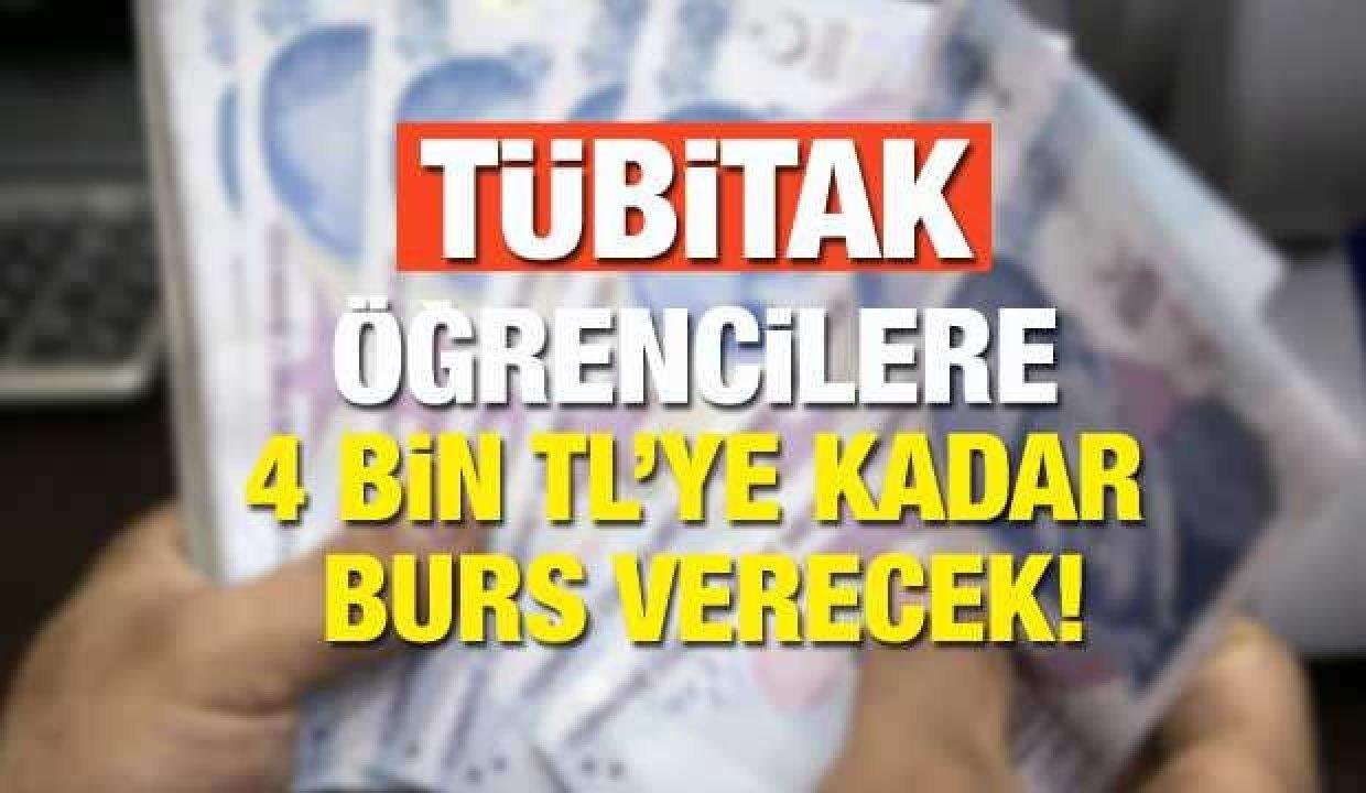 TÜBİTAK öğrencilere 1.000 TL ile 4.000 TL ortasında burs verecek! Müracaatlar başladı…