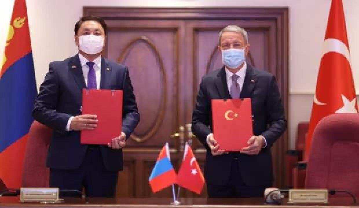 Ulusal Savunma Bakanı Akar, Moğalistanlı mevkidaşı ile görüştü