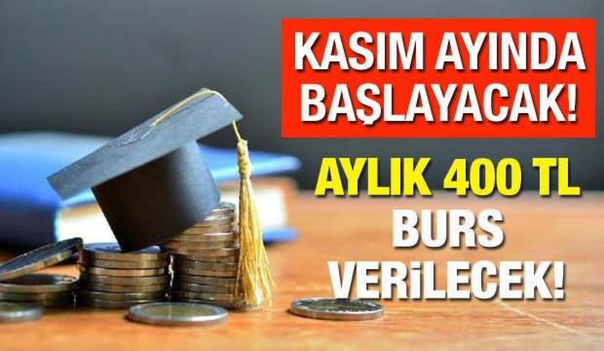 Üniversite öğrencileri dikkat Geri ödemesiz aylık 400 TL burs müracaatları yarın başlıyor!