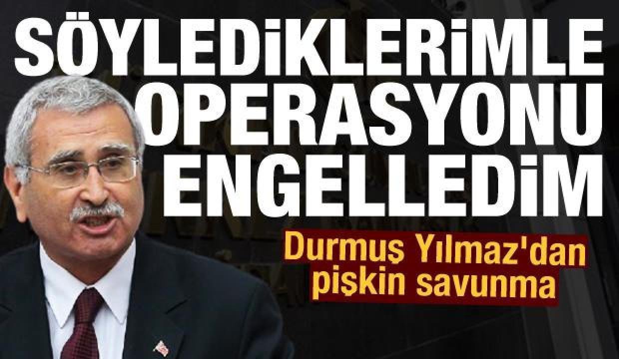 UYGUN Partili Durmuş Yılmaz’dan pişkin savunma: Söylediklerimle operasyonu engelledim