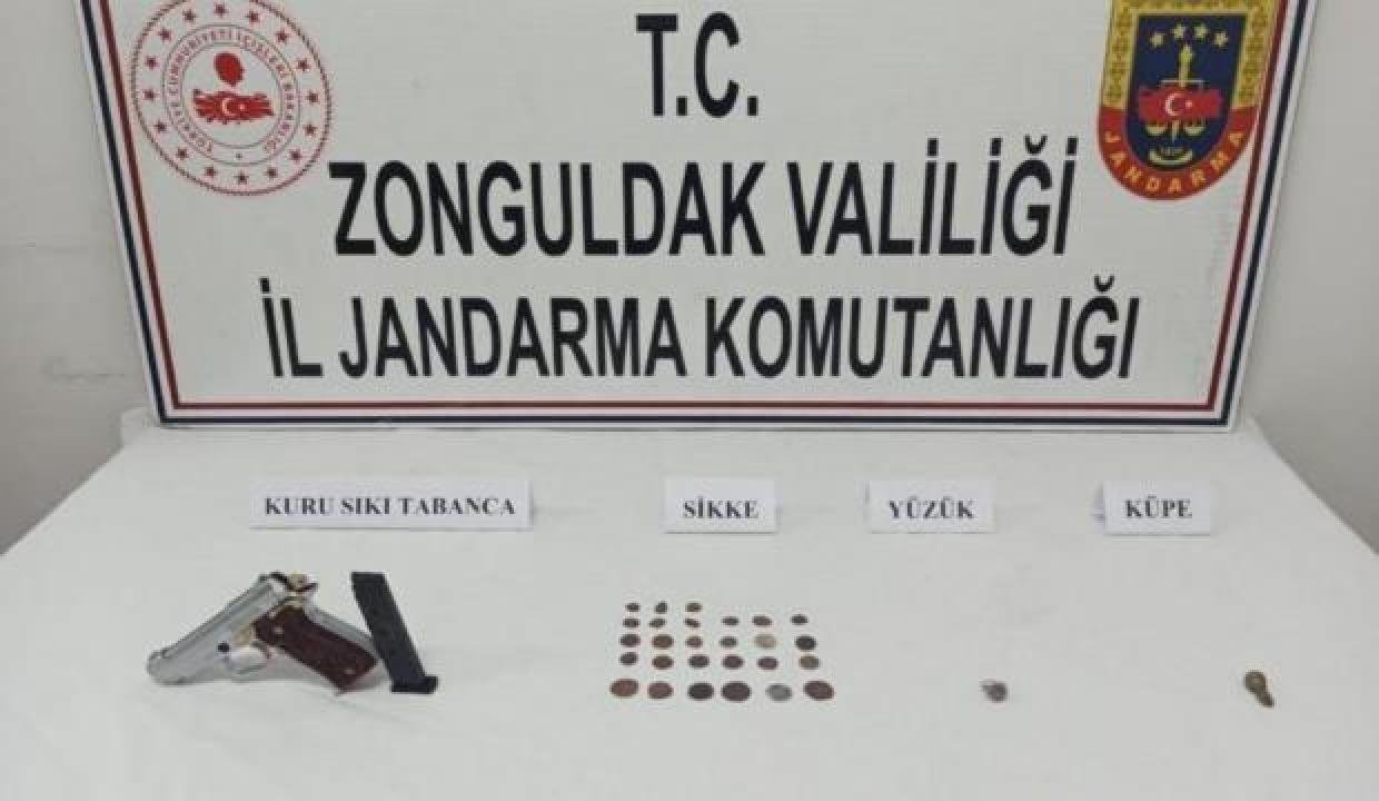 Zonguldak’ta tarihi eser operasyonu: 1 gözaltı