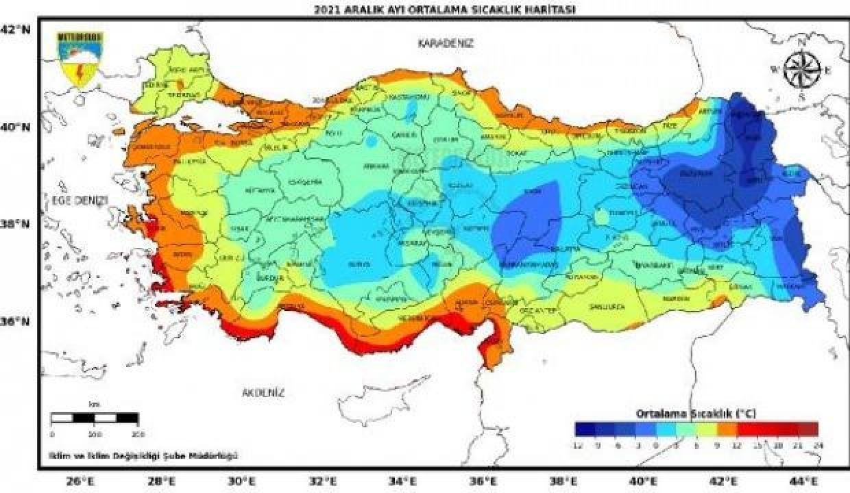 2021’de sıcaklık, 9 ayda saptı