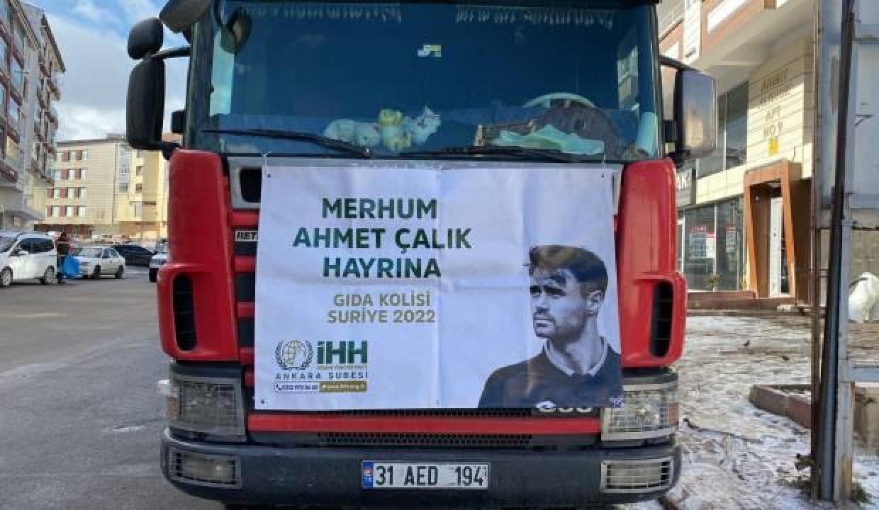 Ahmet Çalık’ın ailesi Suriye’deki mazlumları unutmadı