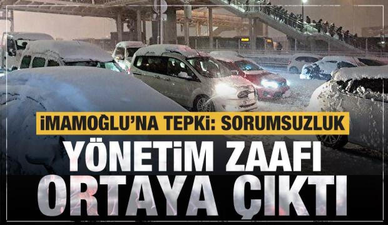 AK Parti’den İmamoğlu ve İBB’ye reaksiyon: Sorumsuzluk