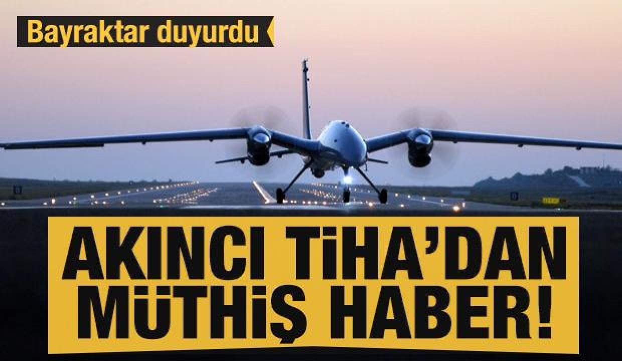 AKINCI TİHA’dan birinci ihracat! Bayraktar dayanılmaz haberi duyurdu
