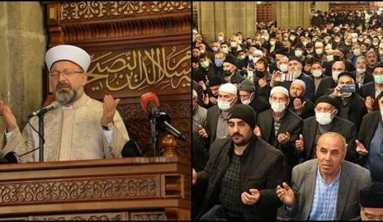 Erzurum’da 500 yıllık gelenek! 55 bin 434 hatmin duasını Ali Erbaş yaptı