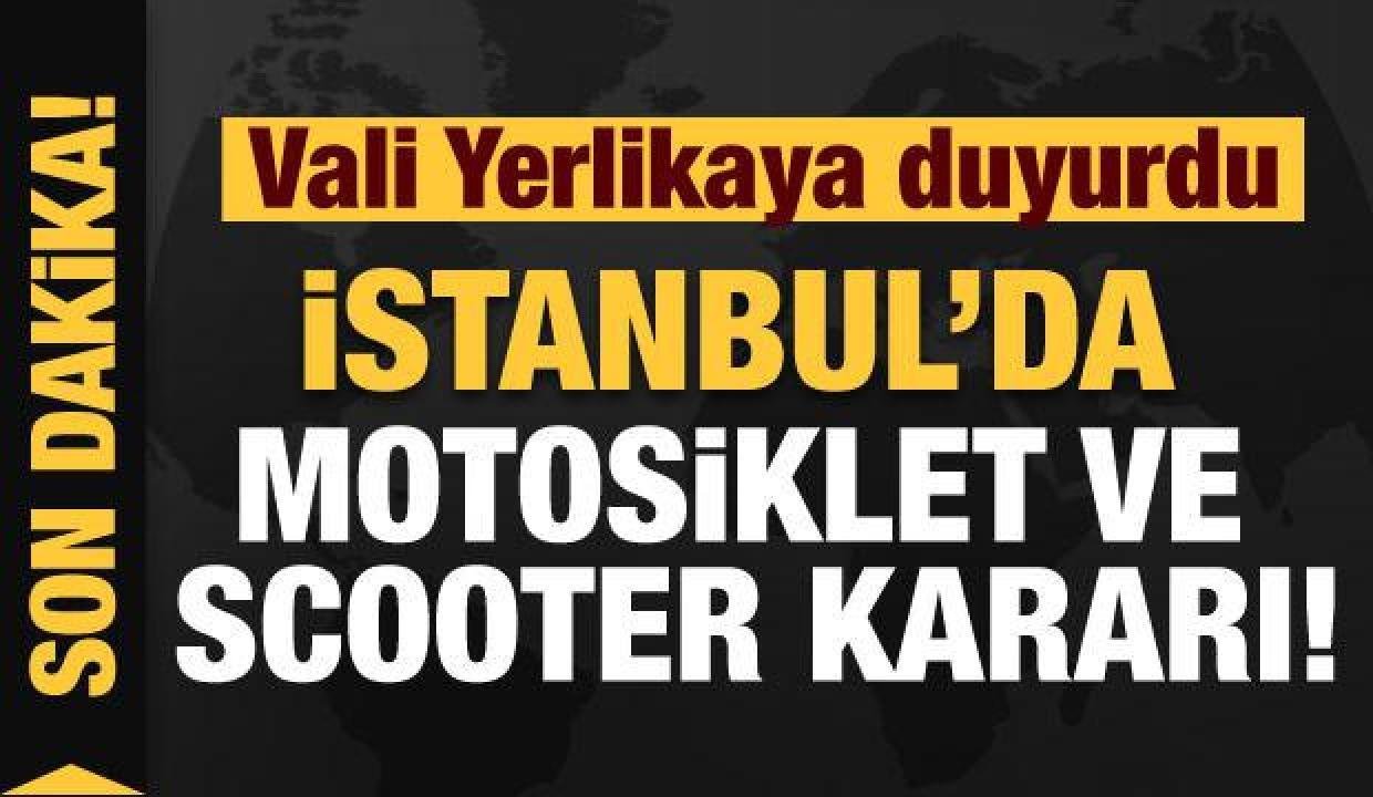 İstanbul’da kar yağışı nedeniyle motosiklet ve elektrikli scooter kullanılmayacak