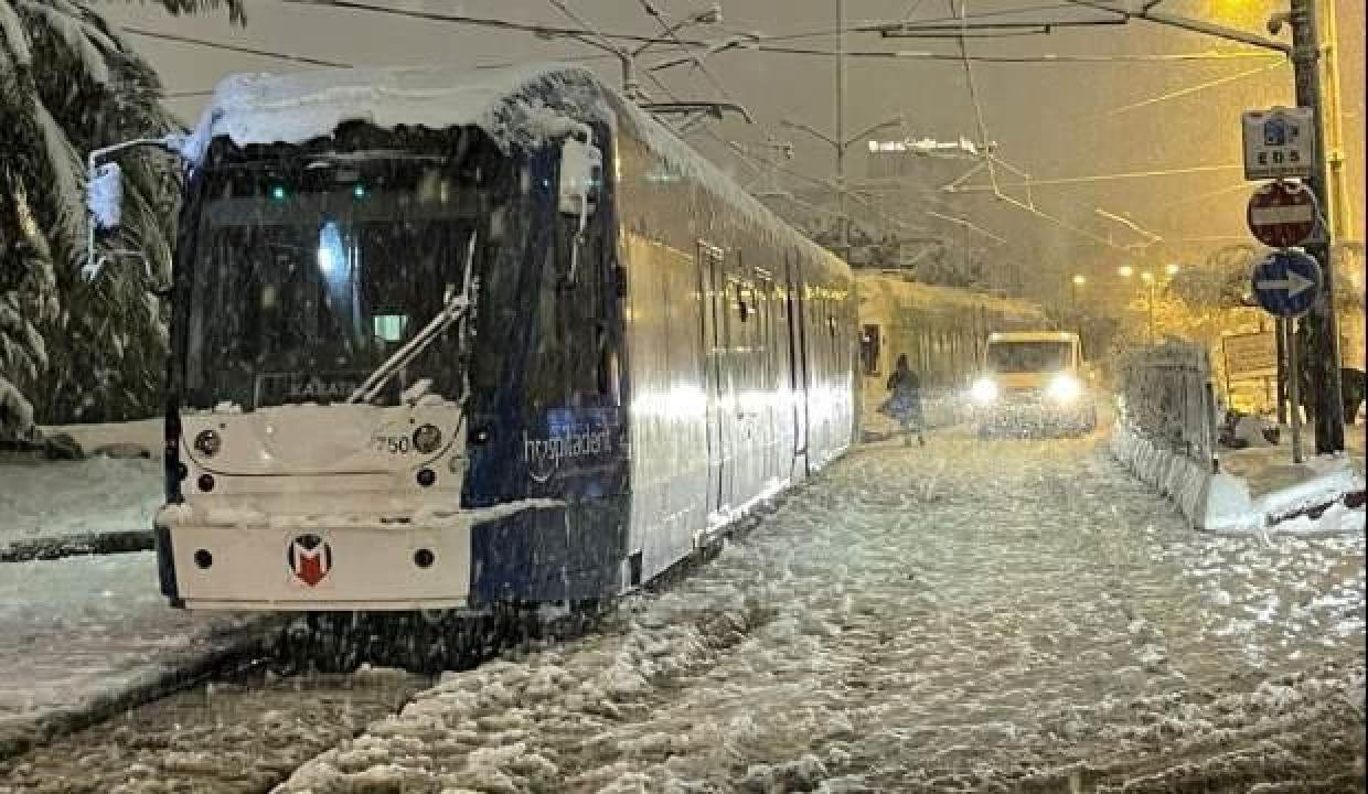 Kabataş-Bağcılar tramvay seferleri yine başladı