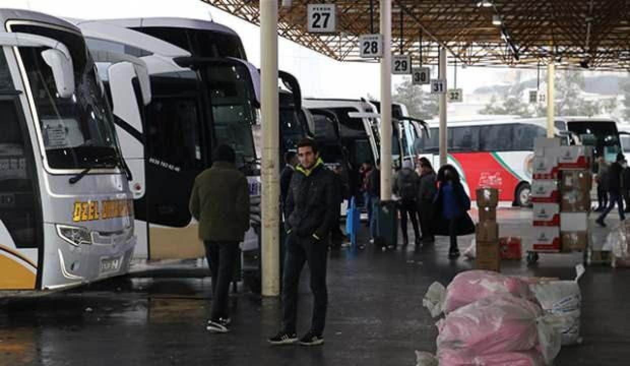 Kar nedeniyle Diyarbakır’da otobüs seferleri durduruldu