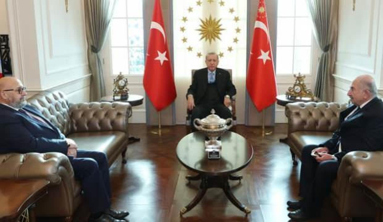 Lider Erdoğan, Ermeni Vakıflar Birliği Lideri Şirinoğlu’nu kabul etti