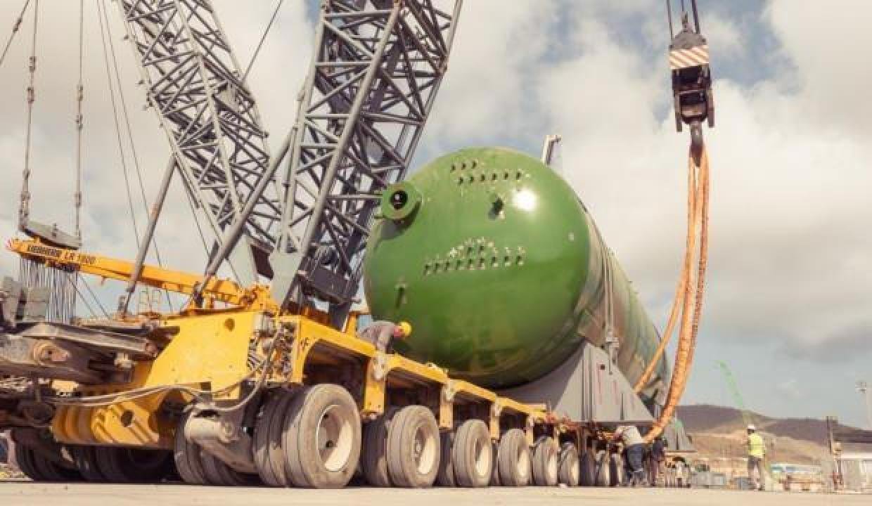 Rusya’da üretildi, bin 800 tonluk dev Türkiye’de!