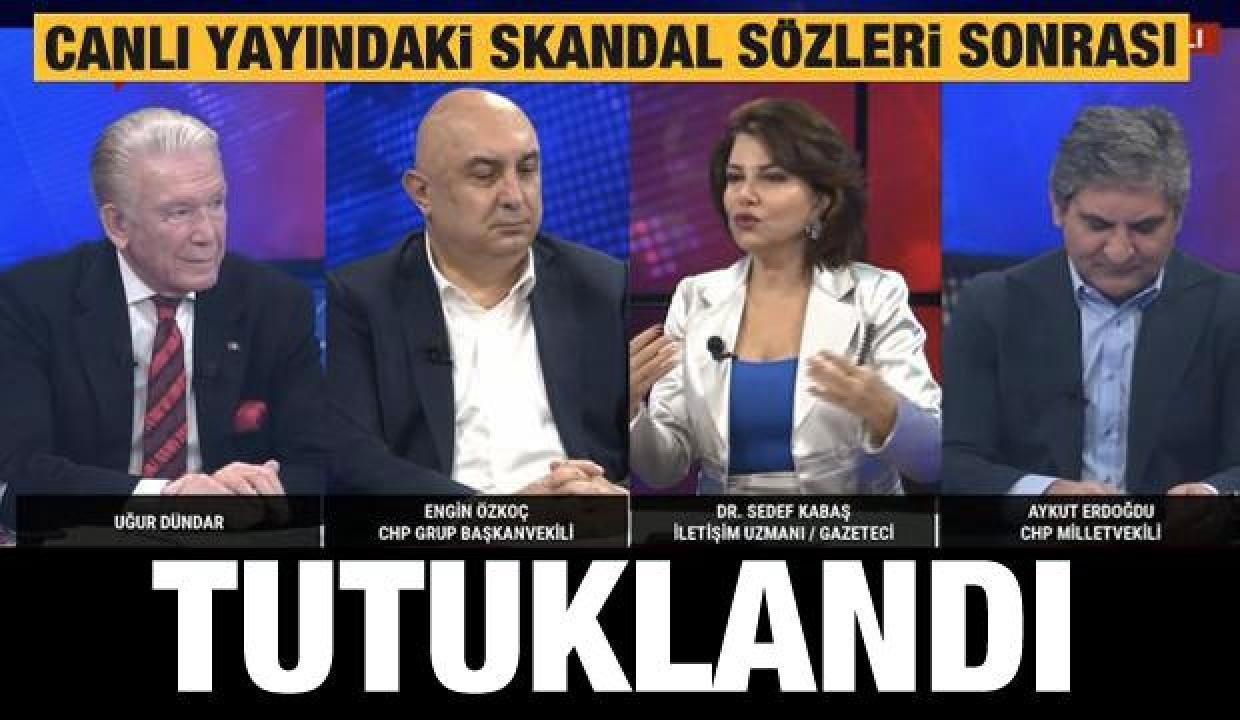 Sedef Kabaş ‘Cumhurbaşkanına hakaret’ kabahatinden tutuklandı