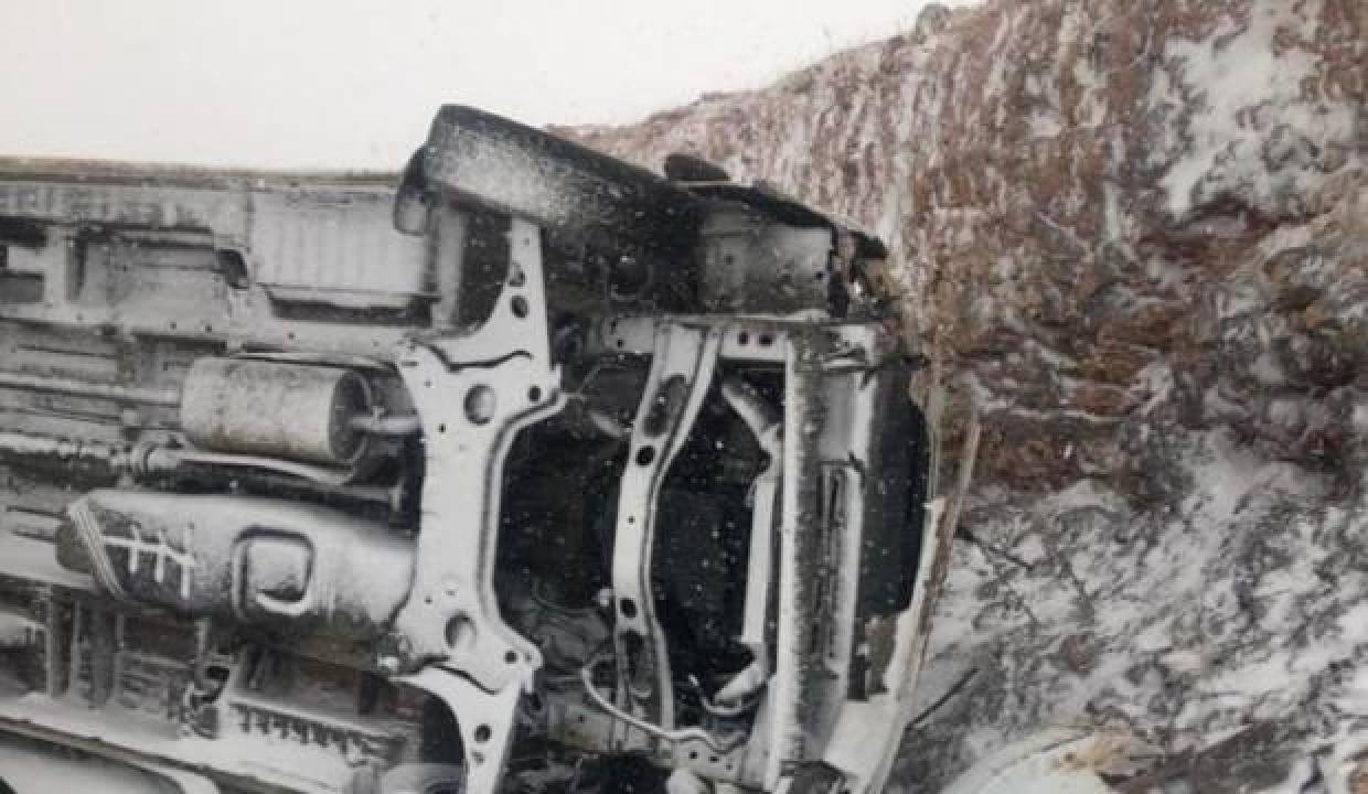 Şırnak’ta kar yağışı kazaya neden oldu: 5 yaralı