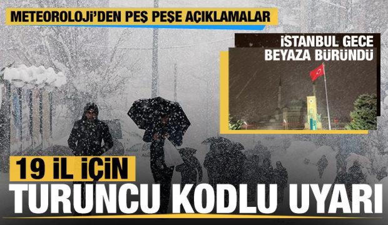 Son dakika: AFAD’da çığ alarmı! Meteoroloji’den 19 vilayet için turuncu kodlu ihtar