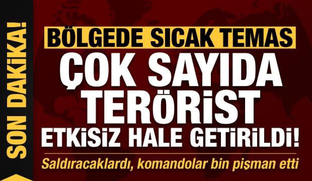 Son dakika: Bölgede sıcak temas! MSB duyurdu, çok sayıda terörist etkisiz hale getirildi..