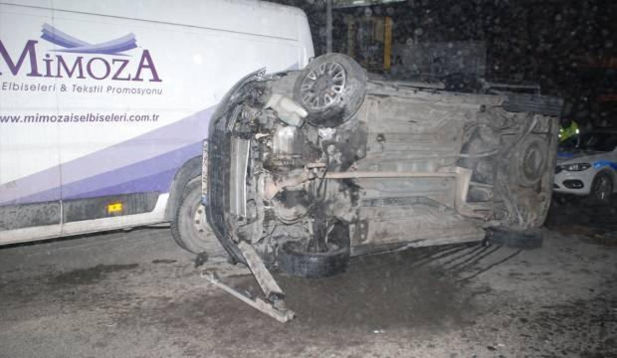 Ümraniye’deki trafik kazasında 1 kişi yaralandı