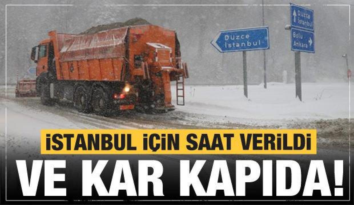 Ve sıra İstanbul’da! Kar yağışı için son dakika uyarısı! Saat verildi