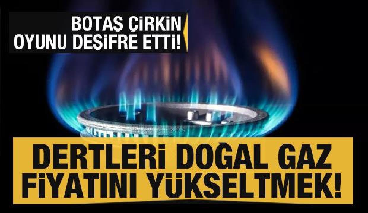 BOTAŞ yakışıksız oyunu deşifre etti: Kaygıları Doğal gaz fiyatını yükseltmek