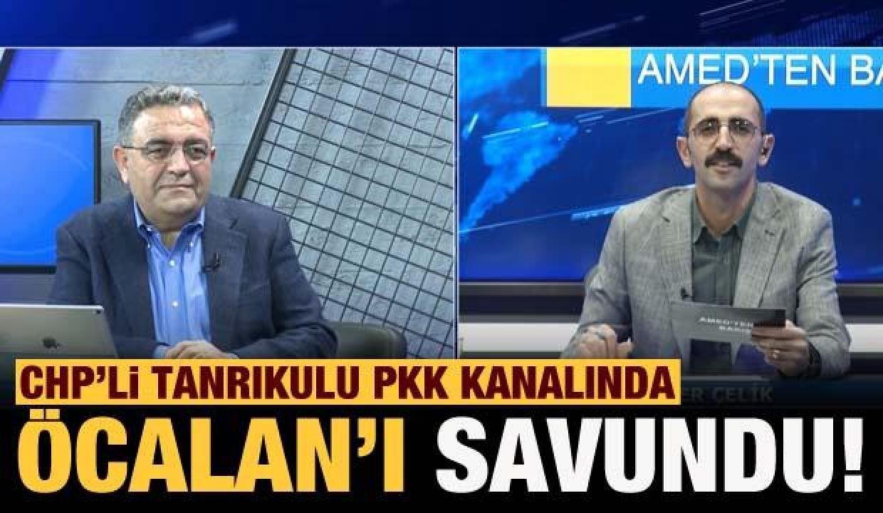 CHP’li Tanrıkulu PKK kanalına çıktı, Öcalan’ı savundu!