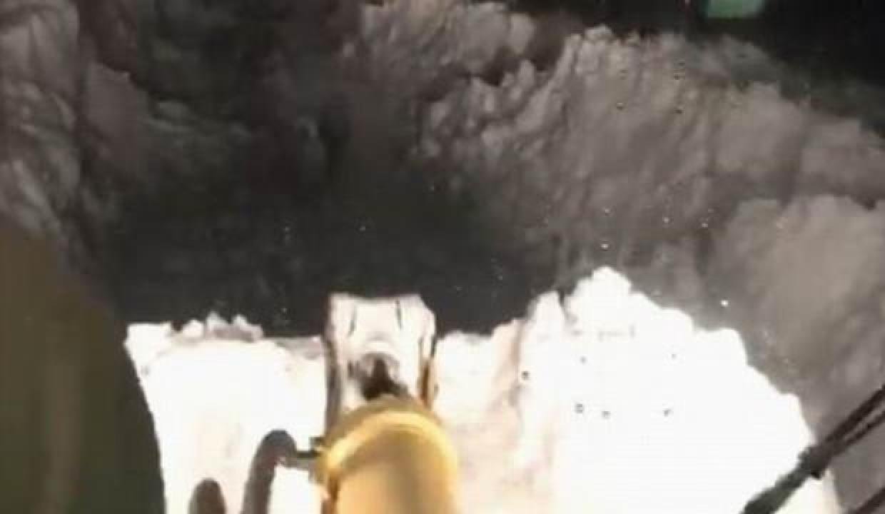 Yaylada mahsur kalan vatandaş bu türlü kurtarıldı