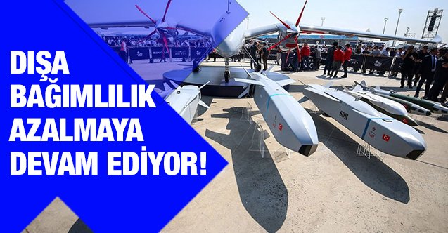 Dışa bağımlılık her geçen gün azalmaya devam ediyor. Yerlilik oranı yüzde 70'lerin üzerinde çıktı. 2022 yılında ise proje sayısı 10 katın üzerinde artarak 750’yi geçti.
