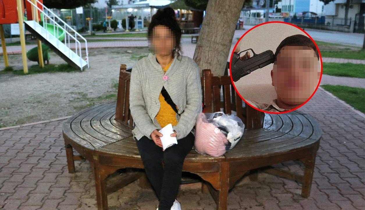 17 yaşındaki oğlu hakkında uzaklaştırma kararı aldı, parkta kalıyor