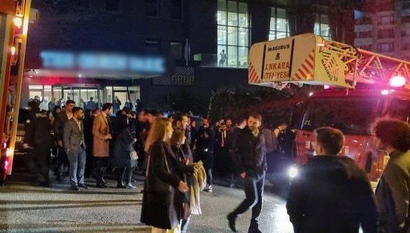 Ankara Barosu avukatlarının toplantı yaptığı otelde yangın paniği