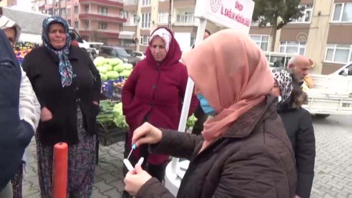 Boyabat’ta vatandaşlara kolon kanseri hakkında bilgilendirme yapıldı