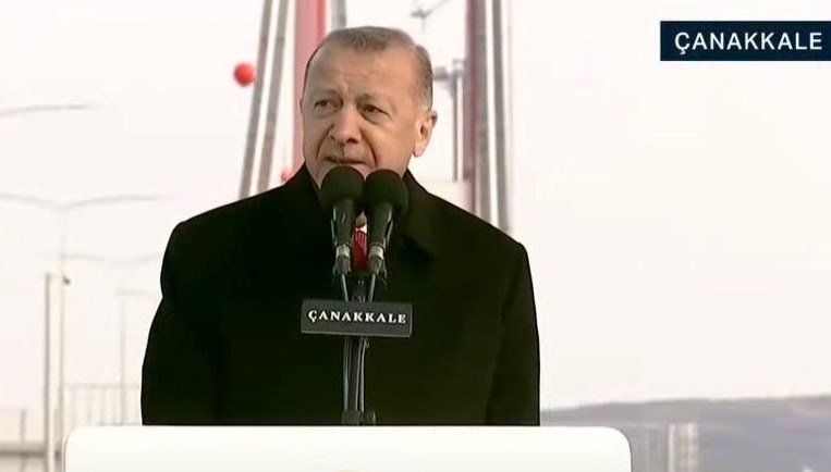 Cumhurbaşkanı Erdoğan: Çanakkale bugün yepyeni bir geleceğe kucak açıyor