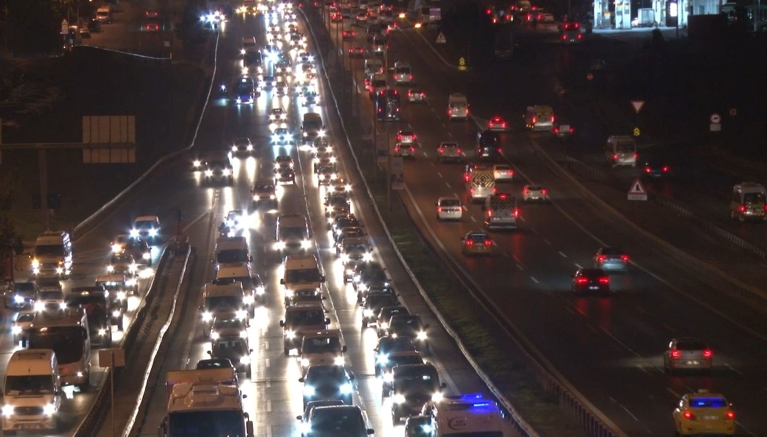 İstanbul’da trafik yoğunluğu