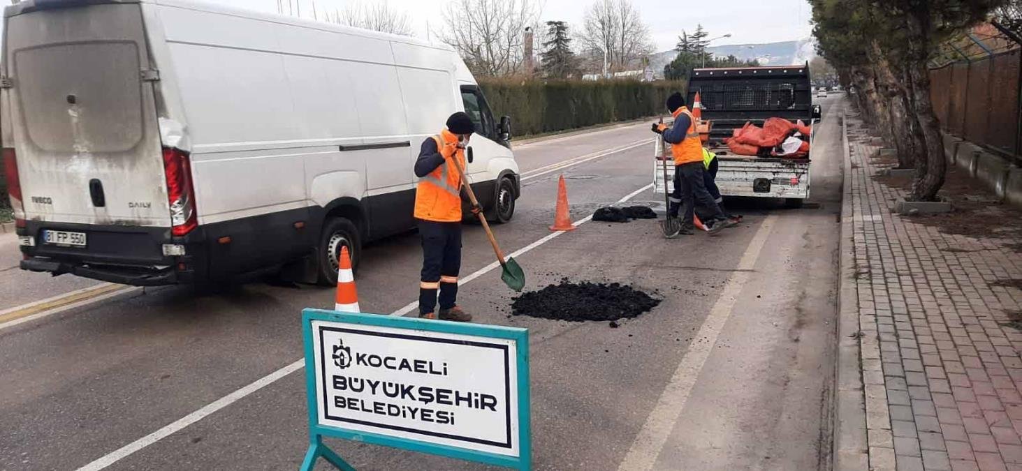 Kaldırım ve yollara acil müdahale