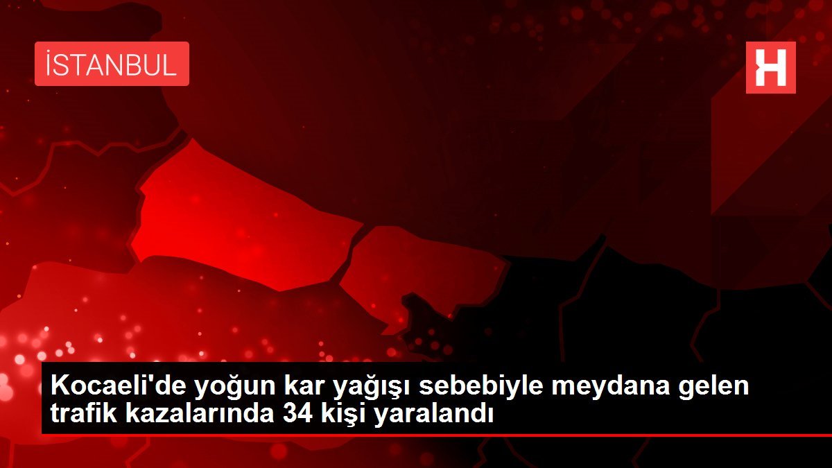 Kocaeli’de karla mücadele çalışmaları sürüyor