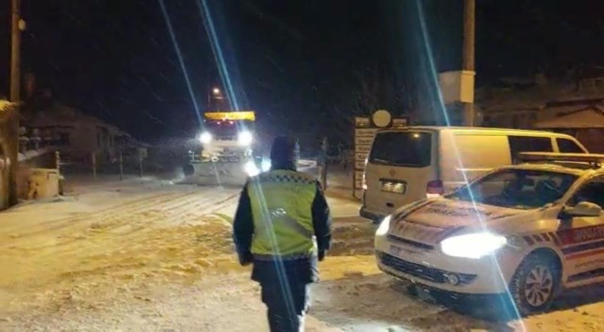 Kocaeli’de yoğun kar yağışı