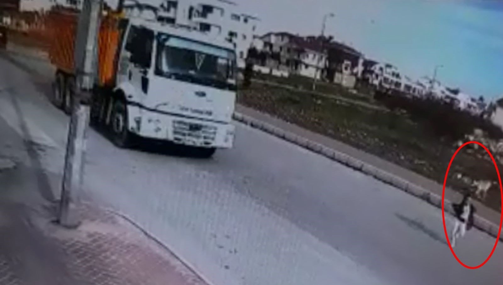 Köpekten kaçarken kamyon çarptı: Küçük Mahra yaşam mücadelesi veriyor