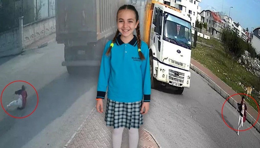 Köpekten kaçarken kamyonun ezdiği Mahra, yaşam savaşını sürdürüyor